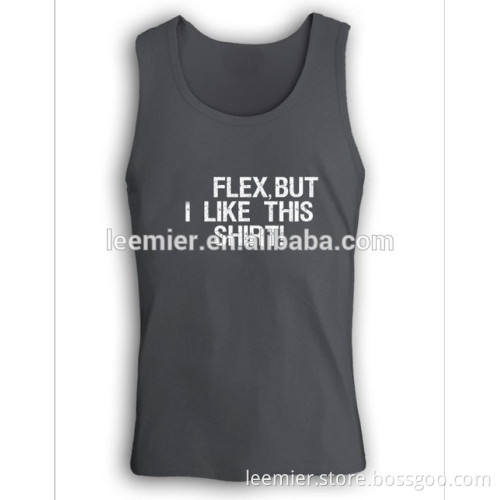 Cheap custom grey color gym running singlet